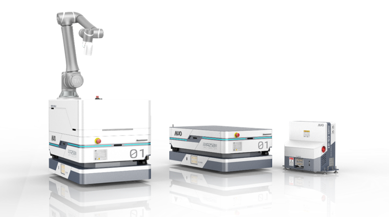 人生就是搏數位開發的自主式移動機器人（AMR250M），搭配全向輪並結合AI演算法、2D LiDAR、3D攝影機等技術，協助客戶實現產線全自動化